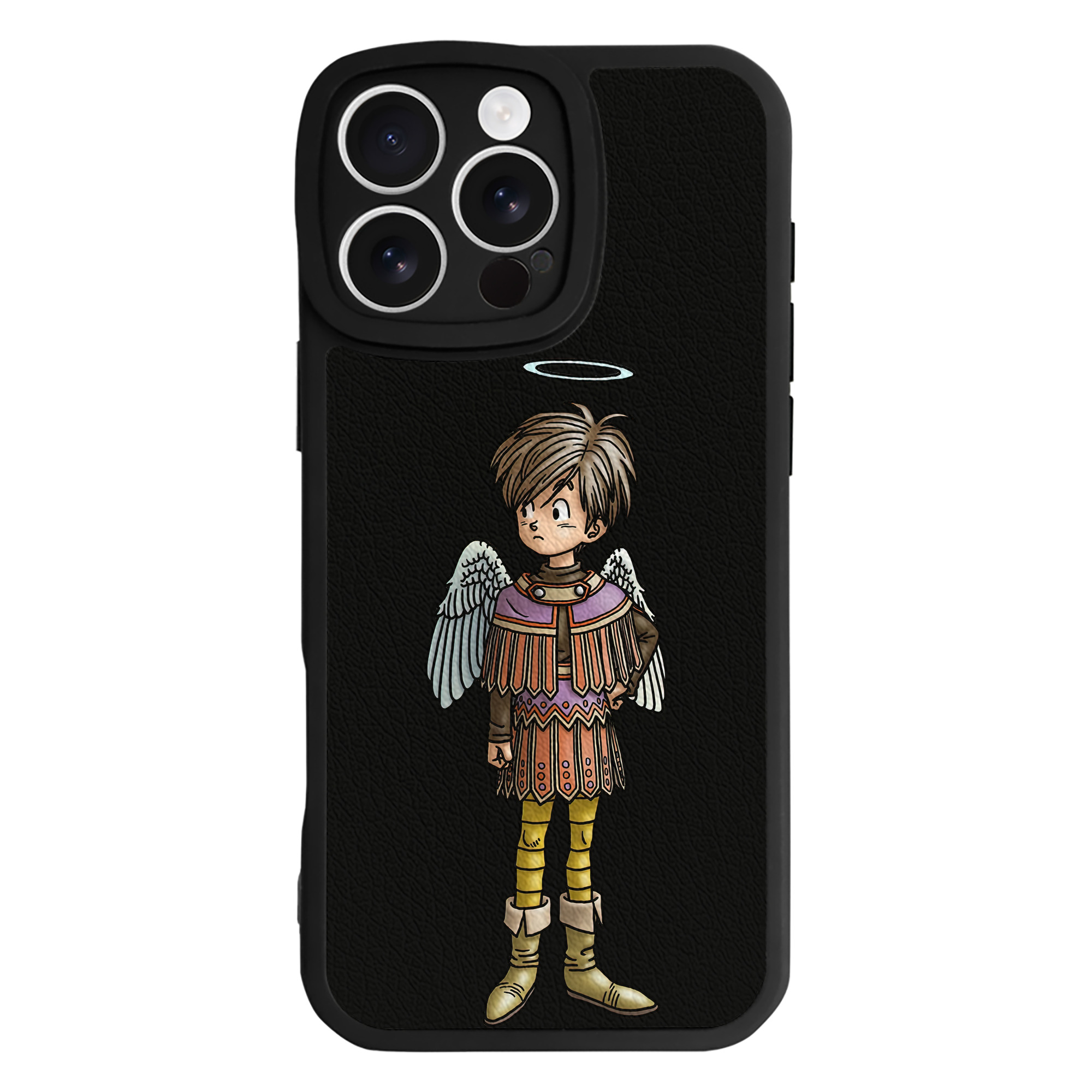 （画像用） ドラゴンクエスト Doragon Kuesuto Dragon Quest 【iPhone 16シリーズ対応】シリコンスマホケース（レザー調） 材質：シリコン